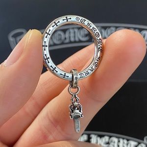 New Authentic Chrome Hearts Pendant Ring